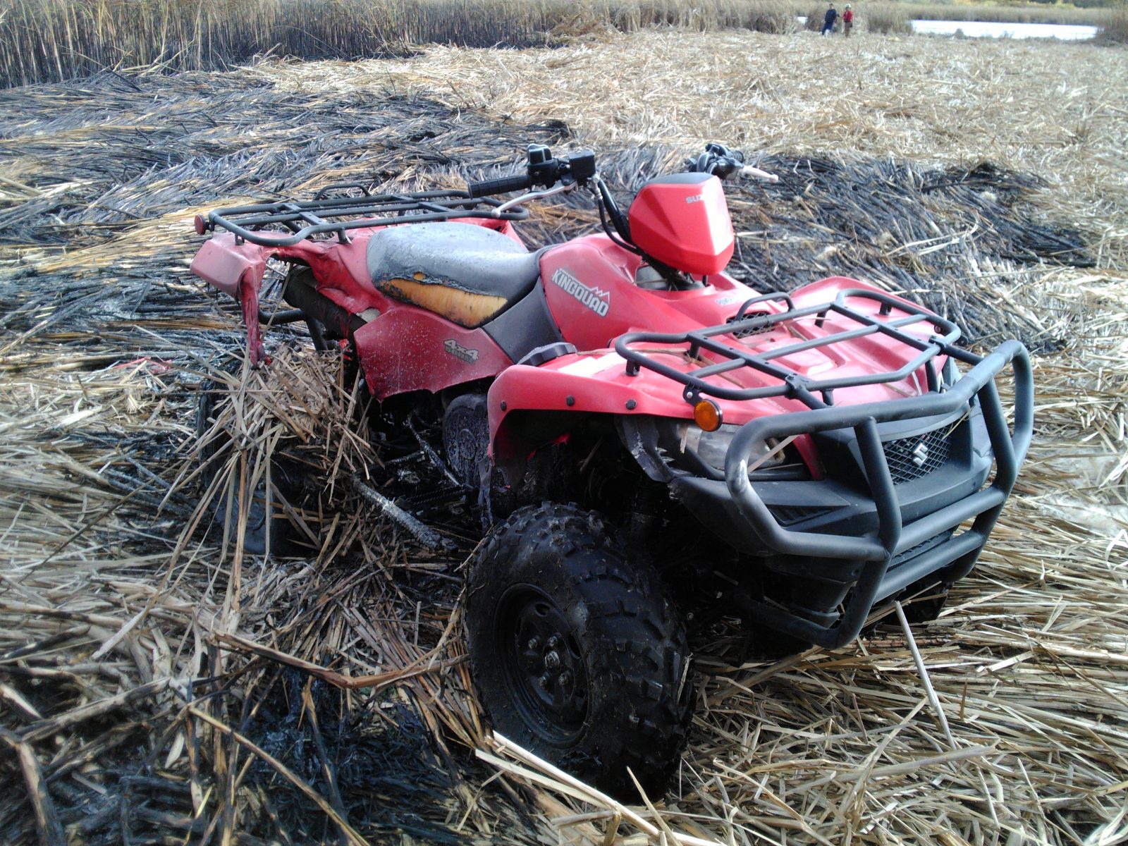 ATV fire spreads to marsh in Belleville Quinte News